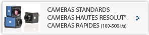 Caméras industrielles haute résolution pour l'imagerie dans l'industrie et la recherche