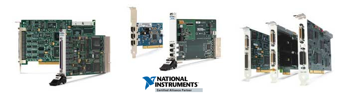 cartes d'acquisition National Instruments